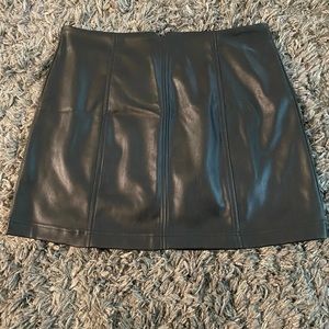 Faux Leather skirt